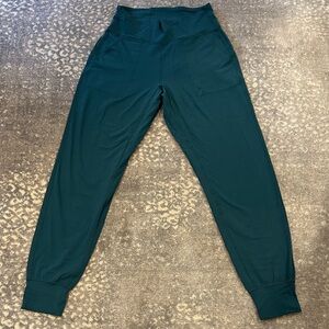LULULEMON Teal High-Waisted Joggers size 6